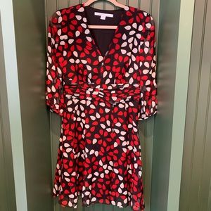 DVF printed petal dress